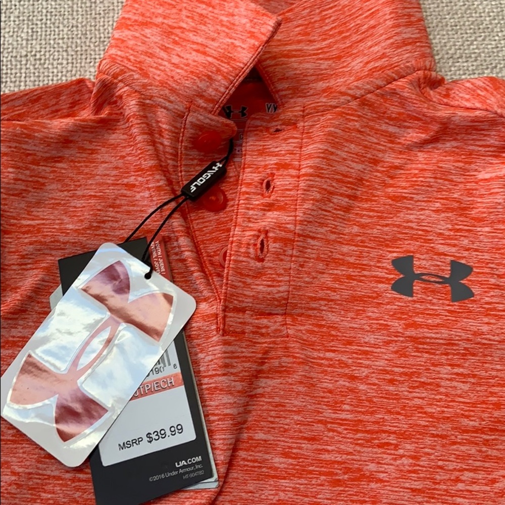 Under Armour boys playoff Polo